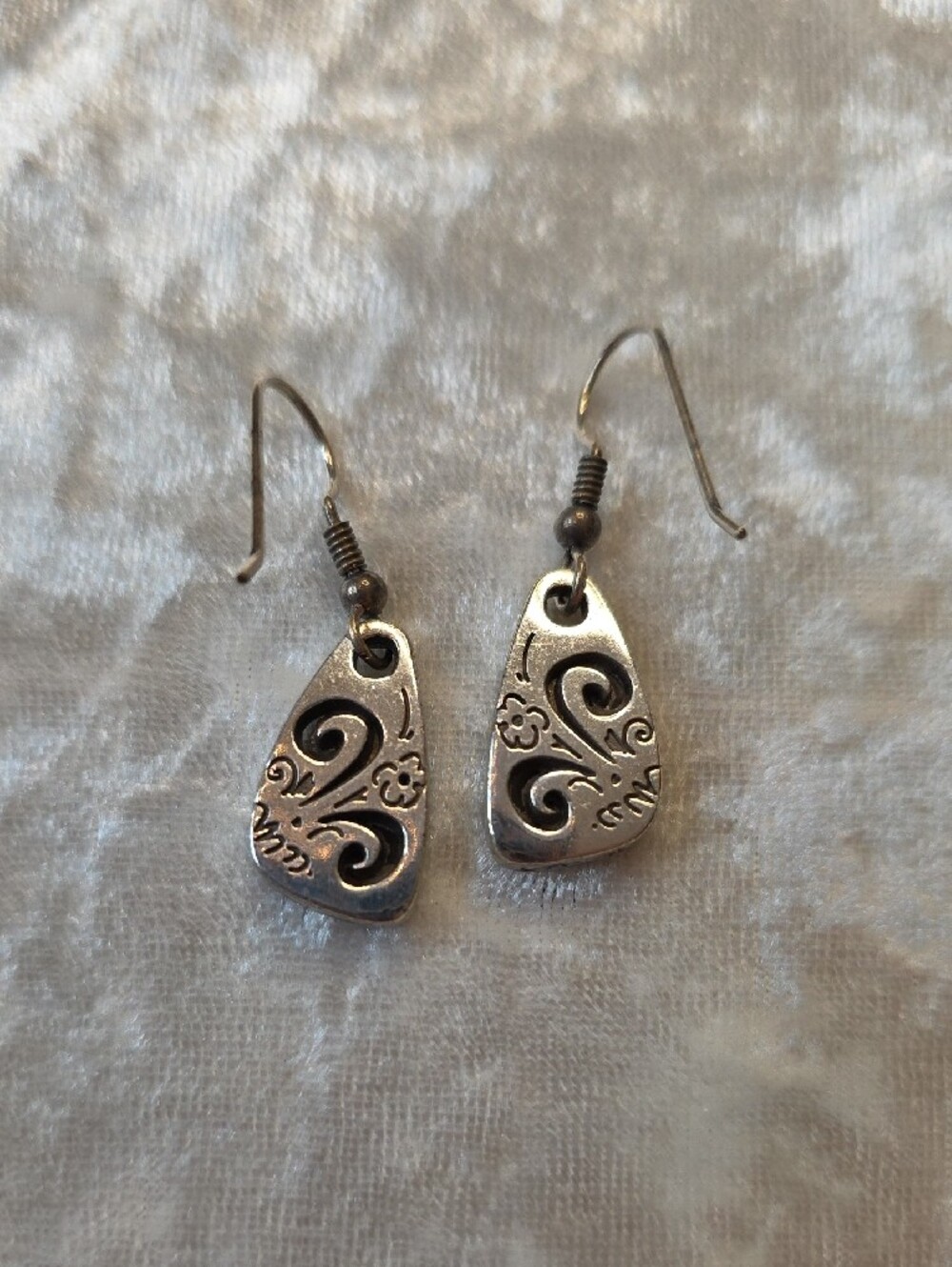 Brighton Brazilian Dangle Scroll & Floral Openwork Earrings - Picture 3 of 4
